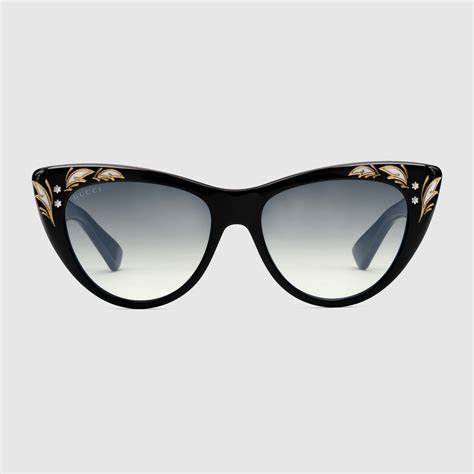 gucci cat eyes glasses|cat eye gucci sunglasses women's.